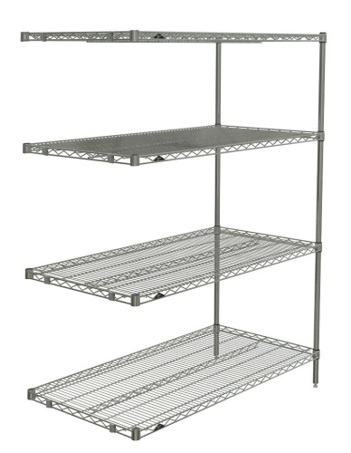 Metro 4-Shelf Brite Wire Shelving Unit